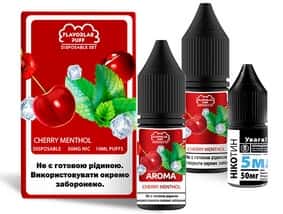 Набір Cherry Menthol 10 мл (Flavorlab Puff Salt)